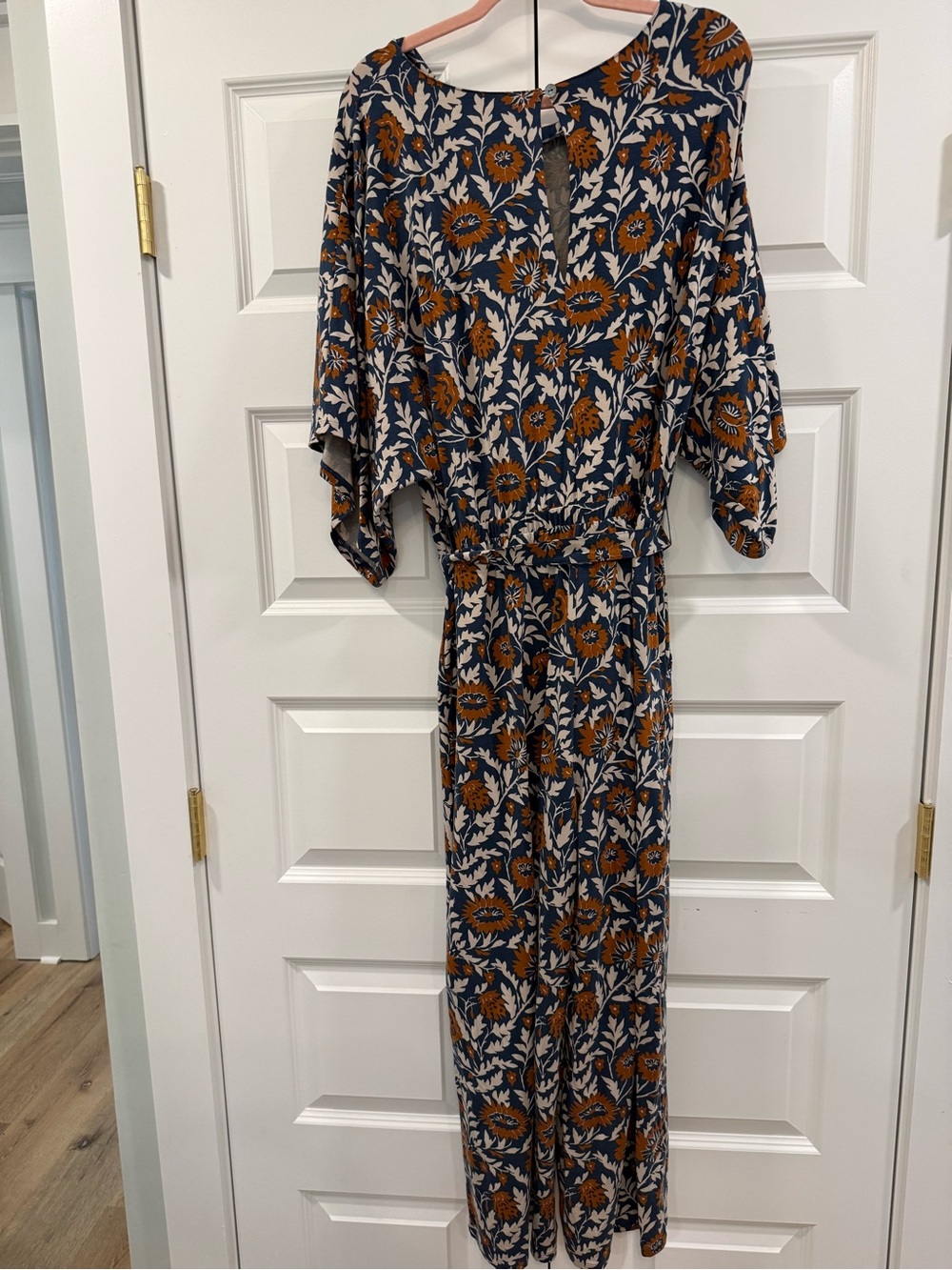 Garnet Hill Prato Knit Jumpsuit Size Large - Picture 5 of 10